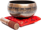 Tibetan Singing Bowl Set - 4    Handmade For Meditation Sound   7 Chakra Healing