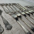 39 Pc Vintage Silverplate Flatware Lot Mixed Makers Ornate Forks Knives