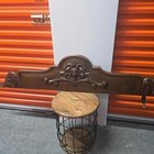 Antique Hand-carved Oak Architectural Pediment