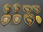 Vintage Lot Of 8 Police Shoulder Patches Fort Valley Ga   Pinellas Co Nos