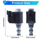 12v Hydraulic Valve Brake Solenoid For Case 445 450 New Holland Loader 87424182