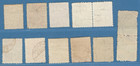 1921-33 Latvia Selection Of 12 Stamps Used 3821