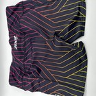 Team Zoot Womens Xl Triathlon Racing Shorts Black Pink Orange Geometric Pockets