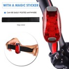 Led Bike Tail Light Bicycle Rear Cycling Warning Light Running Safety Flashlight