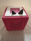 Tonies Toniebox Audio Player Set With Box   Charger Pink Tested Works Music Box