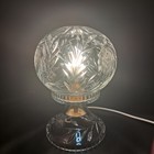 Early 20th Century Czechoslovakian Crystal Cut Glass Table Lamp