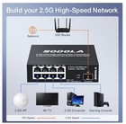 Sodola 8-port Unmanaged 2 5g Switch 8 X 2 5gbase-t Ports 1x10g Sfp  100gbps 