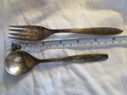 Vintage Pan Am Fork  United Spoon  Pan American Airlines Air Lines Paa Exclusive