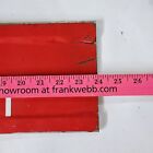 Vintage Red Double Sided Street Road Sign W bracket   Dwight Street 24 x6 