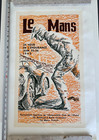 Original 1960 24 Hours Of Lemans Event Poster French Text Photolith Paris