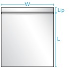 100 Clear Reclosable Zip Seal Bag Plastic 2 Mil Top Lock Bags Zipper Large Small
