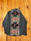 Native American Tradition Vintage Southwestern Denim Button Down Shirt