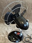 Vintage 1941 Ge 12  Oscillating Desk Fan Fm12s1 Working Rare Original Unrestored