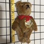 Vintage Hermann Teddy Original Miniature 5  Tall Wool Cotton Light Cinnamon Bear