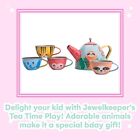 Tea Set Toys For Kids Pretend Play Toy Tin With Carrying Case Jungle Jewelkeeper