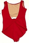 Theatricals Dancewear Leotard Bodysuit Lining Pinched Back Th5556 Red New Women