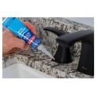 Silicone Waterproof Multipurpose Adhesive Sealant 2 7 Oz  Clear Tube