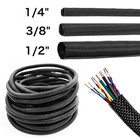 Braided Split Sleeving Wire Loom Tubing Cable Insulated Sleeve Cord Protector