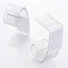 24 Pcs Clear 3  Plastic Table Skirt Clips Wedding Party Tradeshow Sale