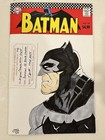 Tms Arts Batman  181 Original Blank Sketch Cover Signed W  Coa