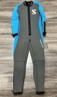 Scuba Pro Diving Wetsuit Size  M l Grey blue Two Pieces -front Zipper