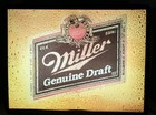Vintage 1980s Miller Genuine Draft Beer Lighted Bar pub Sign