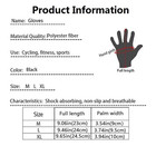 1 Pair Touchscreen Sun Gloves Anti Slip Breathable Cycling Fishing Outdoor Black
