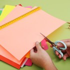  100 Sheets Cardstock Papers Colored Card Stock Colorful Origami Papers Color