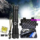 Super Bright 1200000 Lm Led Tactical Flashlight Rechargeable Torch Work Light