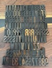 Vintage Letterpress Wood Type - Full Set - 2 5 Inches Tall - Read Description
