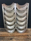 Rare Vintage Antique German Tin Chocolate Crescent Moon Candy  Mold