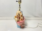 Vintage Noahs Ark Nursery Lamp  Kids Room Decor Russ Berrie Animals No Shade 