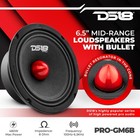 4 Ds18 Pro-gm6b 6 5  Midrange Bullet Speakers 480 Watts Max Power 4 Speakers