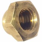 Solid Brass Acorn Hex Cap Nuts Grade 360 Full Assortment Of Sizes Available