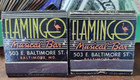Vintage Feature Advertising Matchbook Baltimore Flamingo Musical Bar