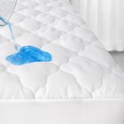 Waterproof Quilted Mattress Cover Pad Protector All Sizes Absorbent Topper