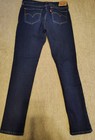 Levi   s 711 Skinny Women   s Dark Wash Blue Denim Jeans Size 28