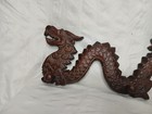 16  Wooden Dragon Wall Hanging Hand Carved Relief Sculpture Art Decor Indonesian