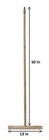 Imusa Usa I522-28 Cuban Wood Mop Stick Tan