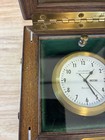 Rare Bulova Accutron Navigator Mark Iii 1960s Ship s Chronometer In Wood Box