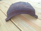Antique Curved Cast Iron Stove Door For Decoration Or Projects 9  X 5 
