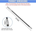 Grease Gun Hose  12  Flexible Whip Extension Grease Hose With Coupler  4500 Psi
