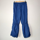 Nike Nylon Track Pants Kids Size Large 14 16 Side Leg Zip Pocket Retro Y2k