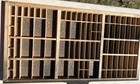 Antique Hamilton Wood Printers Drawer Letterpress Type Tray Shadow Box 16 X 32  
