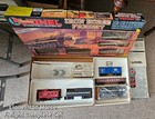 Vintage Lionel Train Set Lot  cars  Lamps  And Tracks 