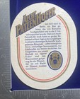 Aecht Patzenhofer Schultheiss      Patz Pilsner 4 5x4  Inch Beer Coaster