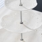 Cupcake Stand- 3-tier White Porcelain Dessert Stand-cupcake Stand-tea Party