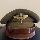 Ww Ll Service Wool Olive-drab Aviation  Cadet Hat