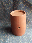 Revolutionary War Era Canteen Or Rundlet  Original Red Paint  Only 7 Inches