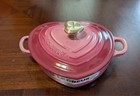 Le Creuset - Cast Iron Heart Shallow Berry Cocotte 1qt French Oven
